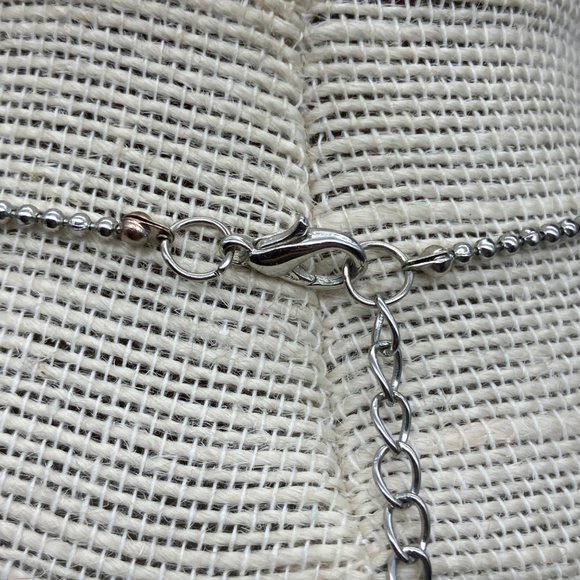 Claires S Initial Necklace Pendant 17 In Mood Changing Colors Silver Chain Retro - Picture 5 of 9